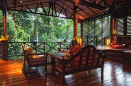 Borneo Rainforest Lodge communal spaces